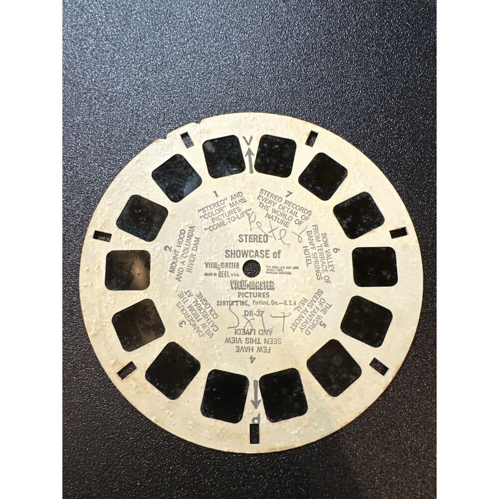 Vintage View-Master‎ DR-37 Showcase Reel w/Sleeve